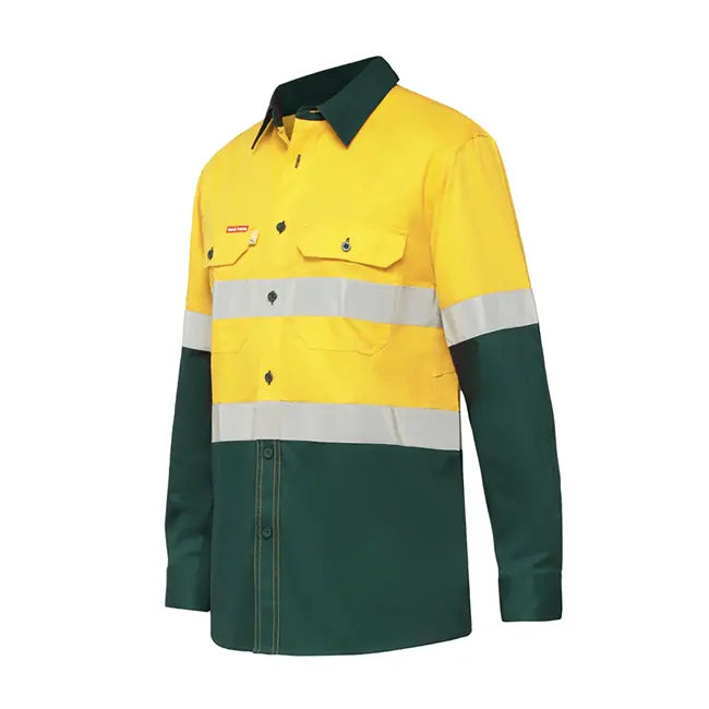 Hard Yakka Koolgear Ventilated Taped Hi Vis Shirt Y07740 Metro Workwear.